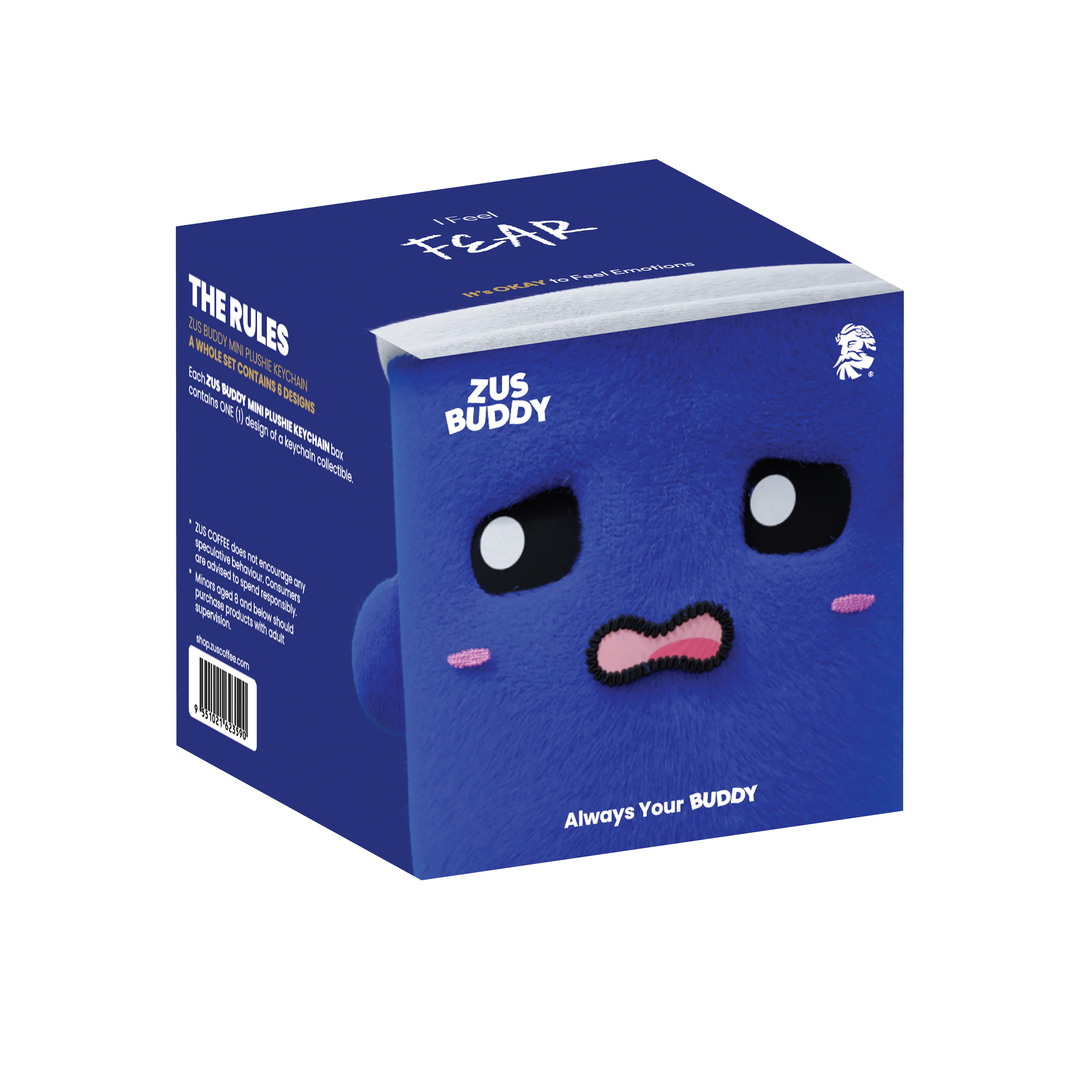 ZUS Buddy Mini Plushie Keychain - 1's - Image 3