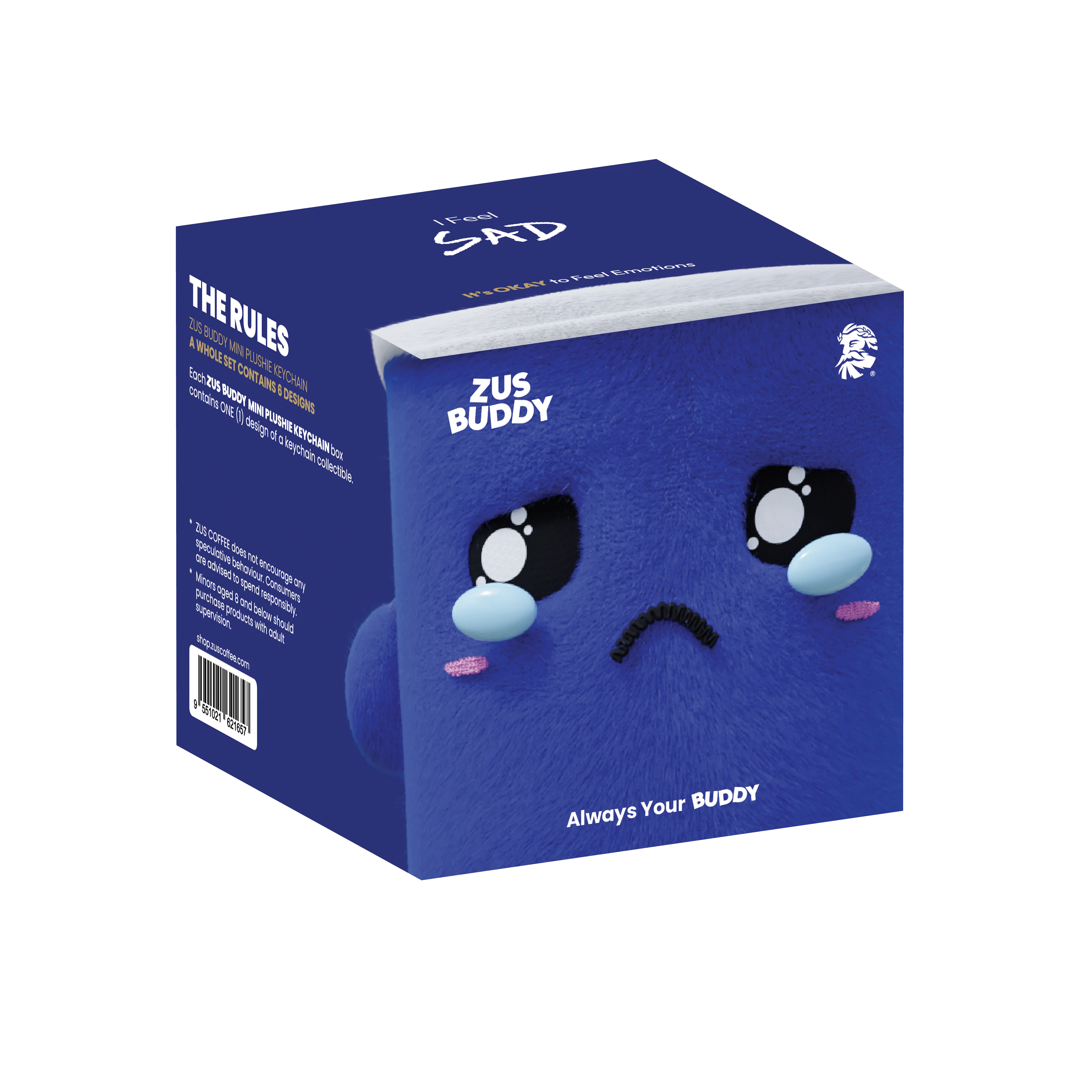 ZUS Buddy Mini Plushie Keychain - 1's - Image 4