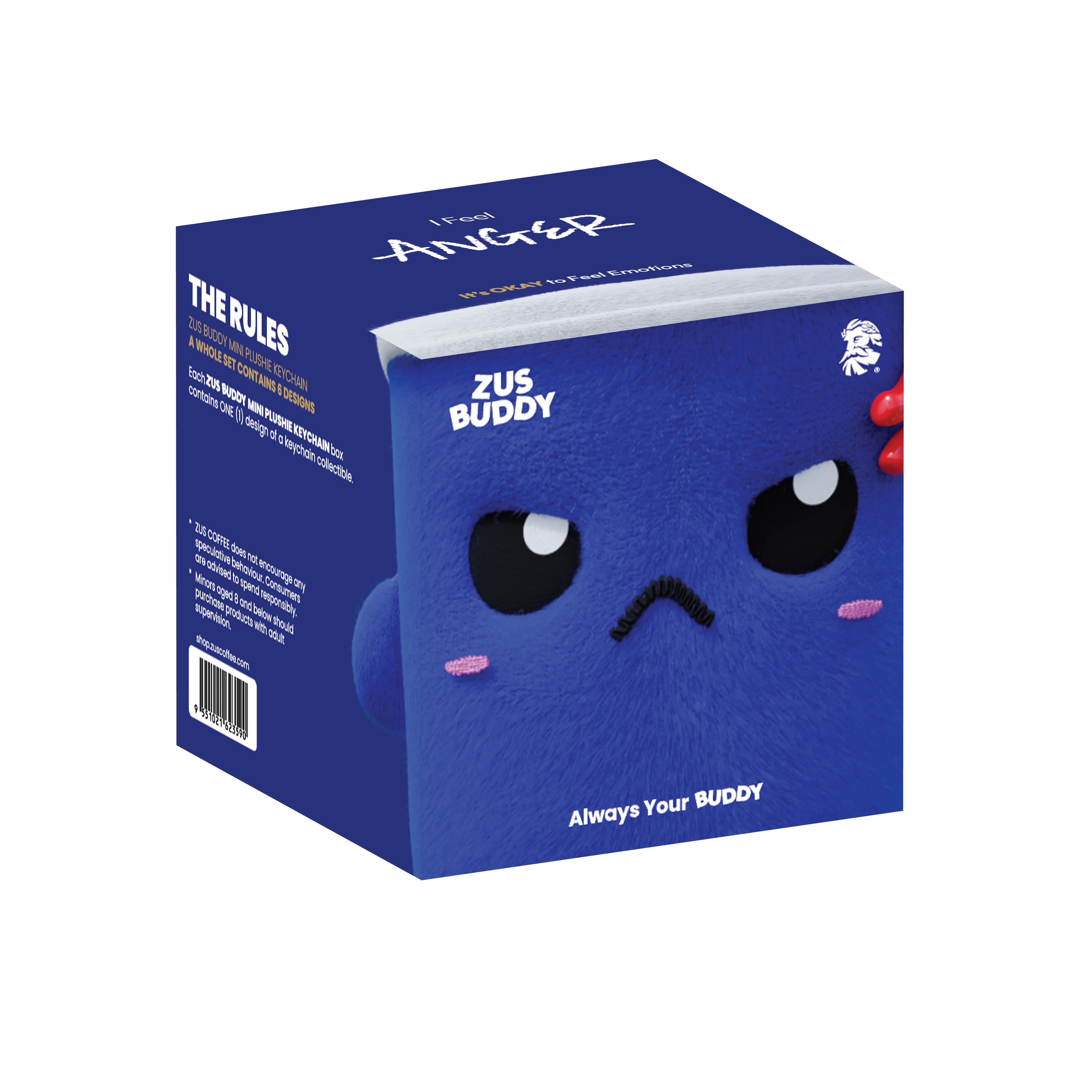 ZUS Buddy Mini Plushie Keychain - 1's - Image 5