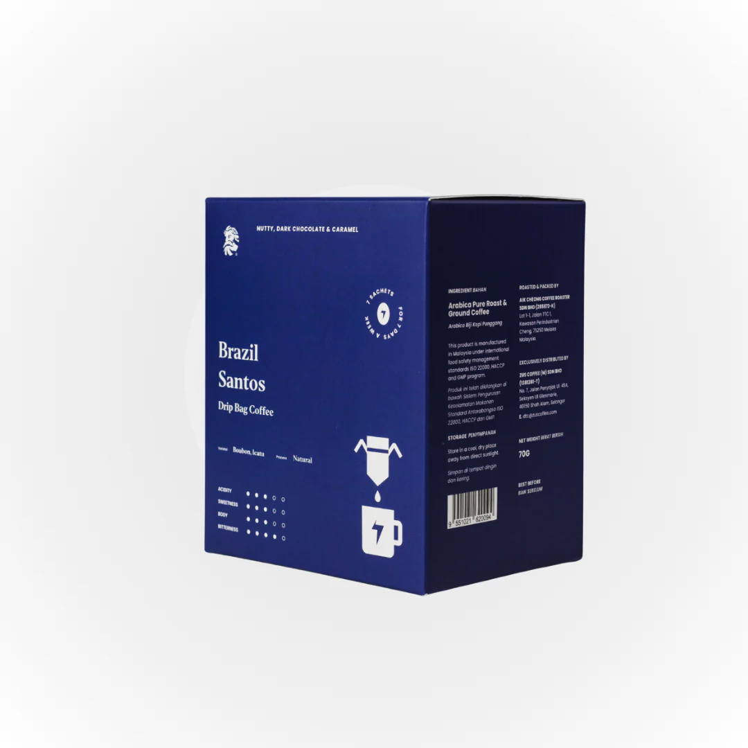 Drip Bag Coffee - Brazil Santos - 7's - Image 3